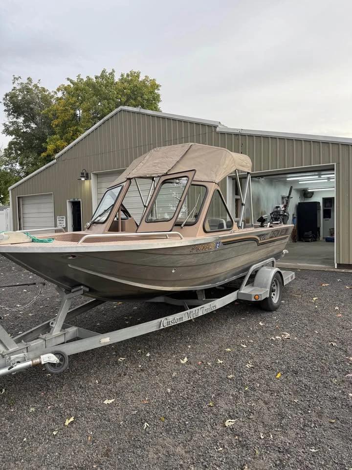 2003 Custom Weld jet boat Storm