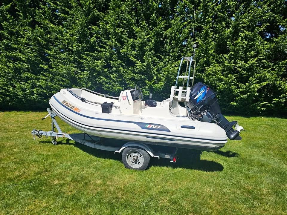 2006 AB Marine 12ft fiberglass rib Navigo 12 VS