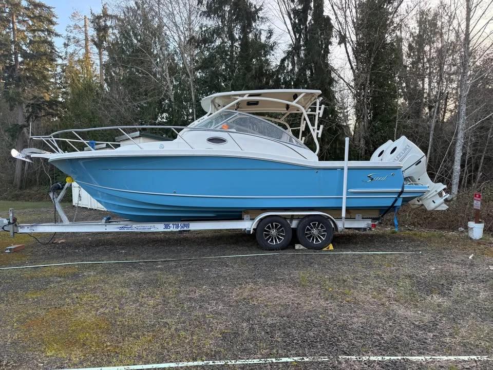 2007 Scout Abaco 262 Boat with Trailer 262 Abaco