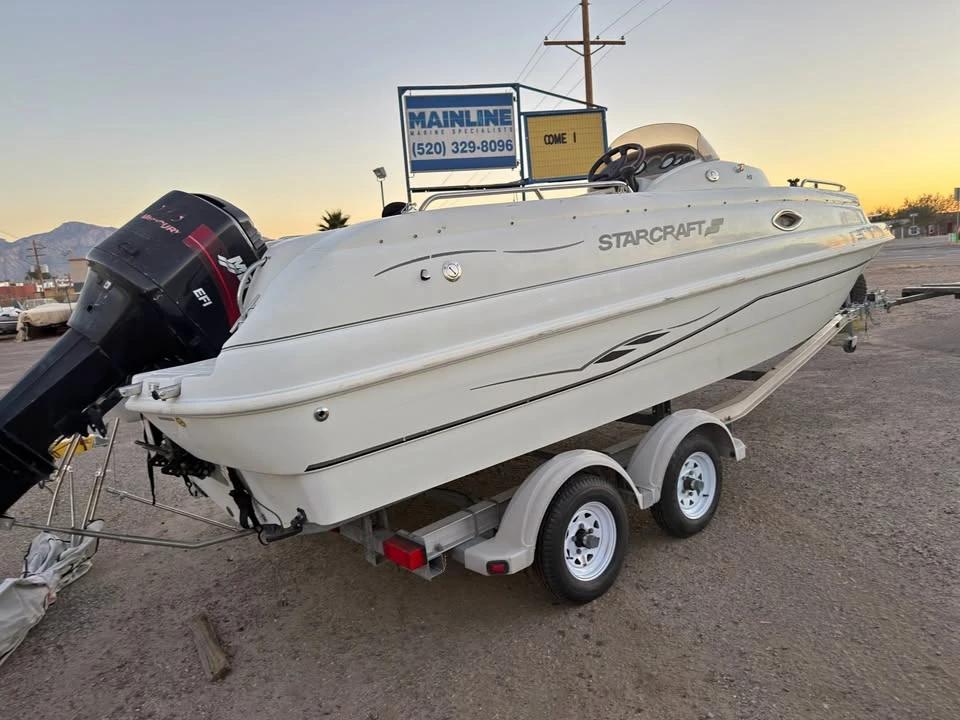 2001 Starcrft deckboat